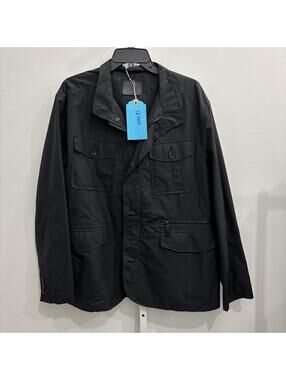 TUMI Black Jacket with Multiple Pockets